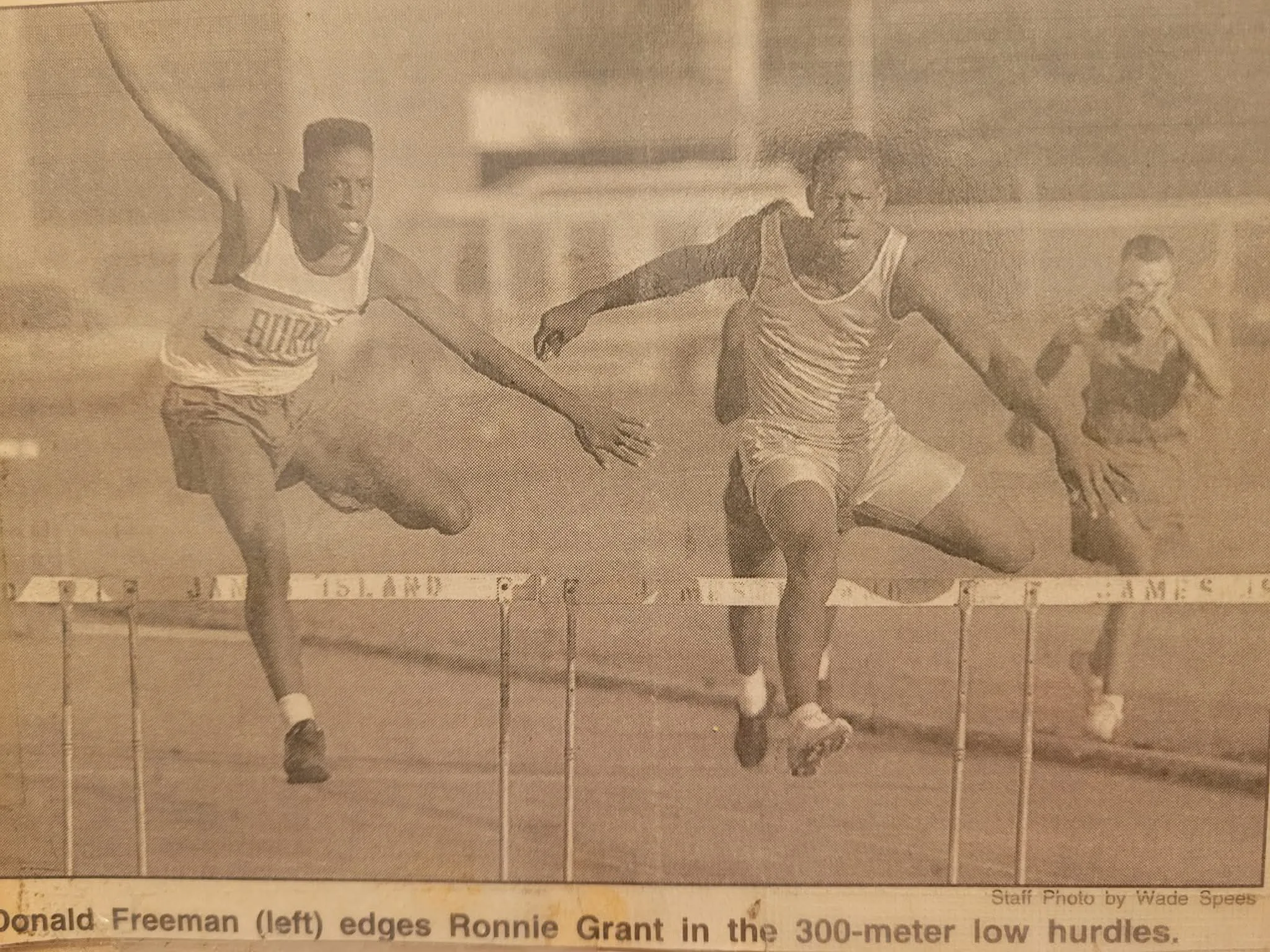 Ronnie Grant — 300m low hurdles